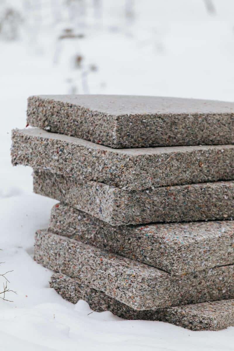 Papiruldsbatts isolering