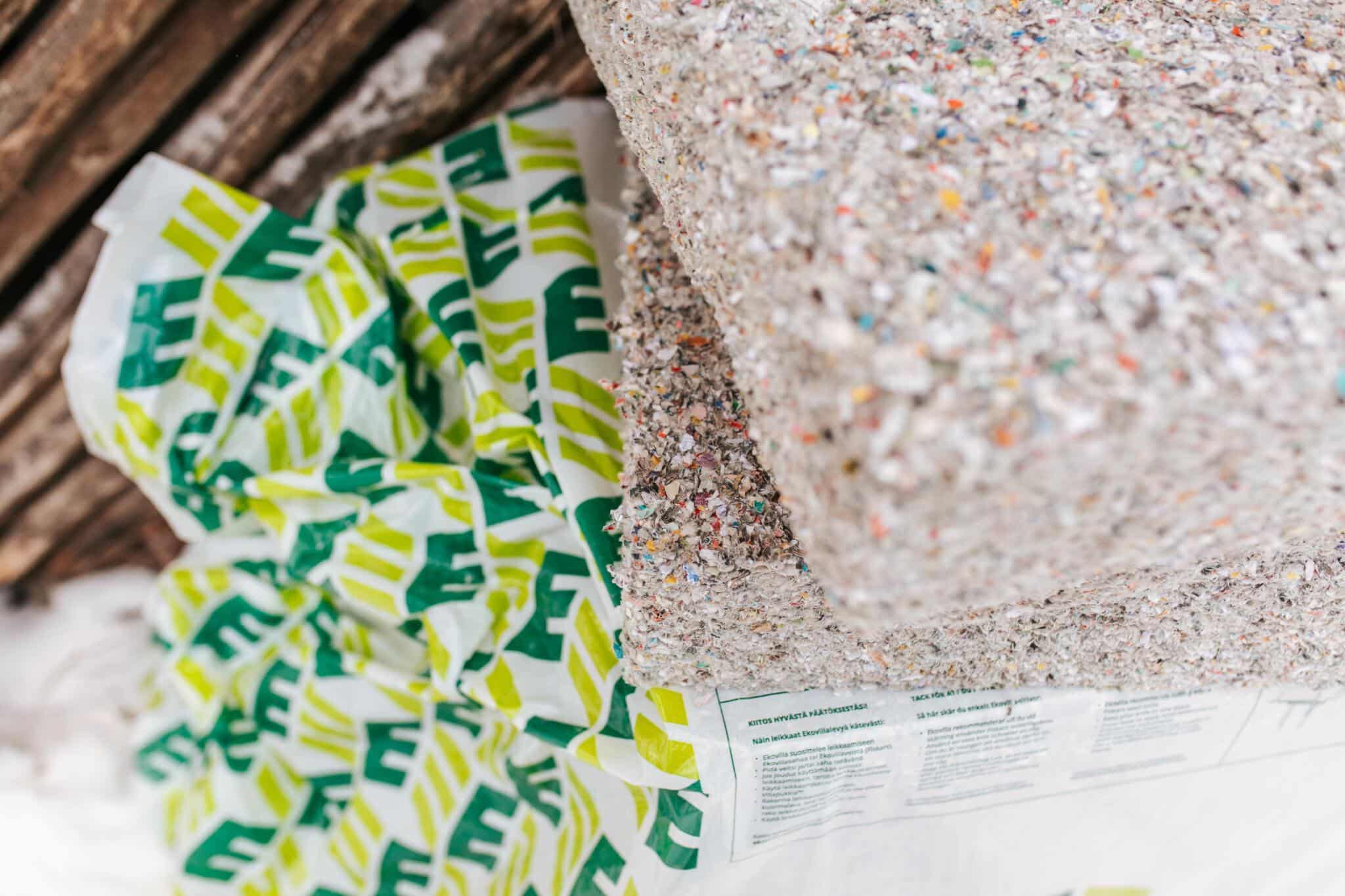 Papiruldsbatts isolering